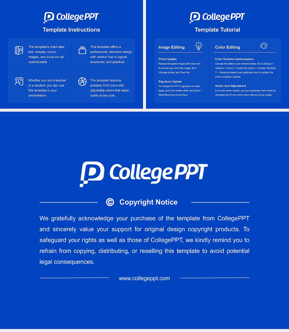 Tokyo Keizai University Course/Courseware Creation PPT Template4:3 ratio PPT effect preview image5