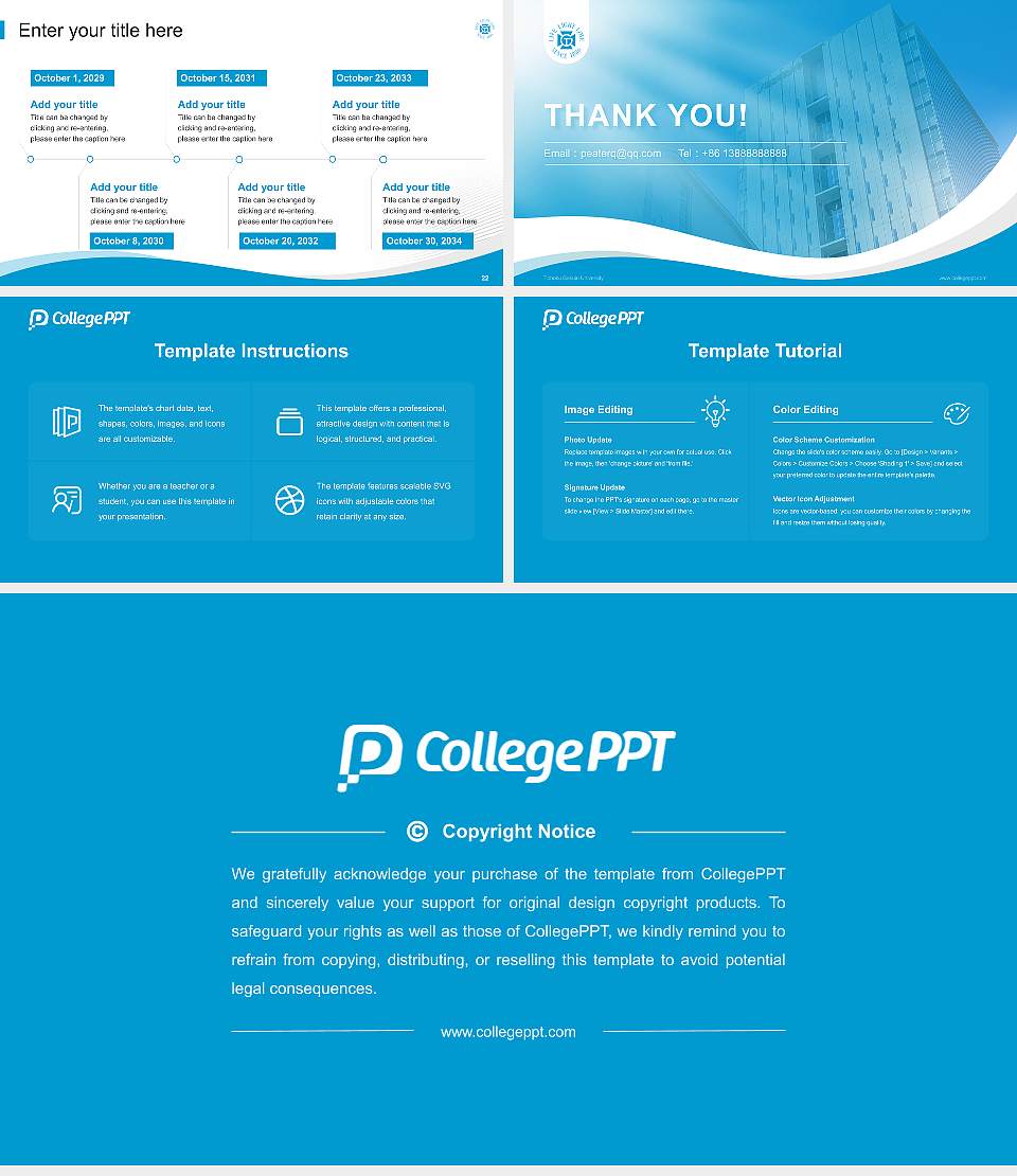 Tohoku Gakuin University Lecture Sharing and Networking Event PPT Template16:9 ratio PPT effect preview image4