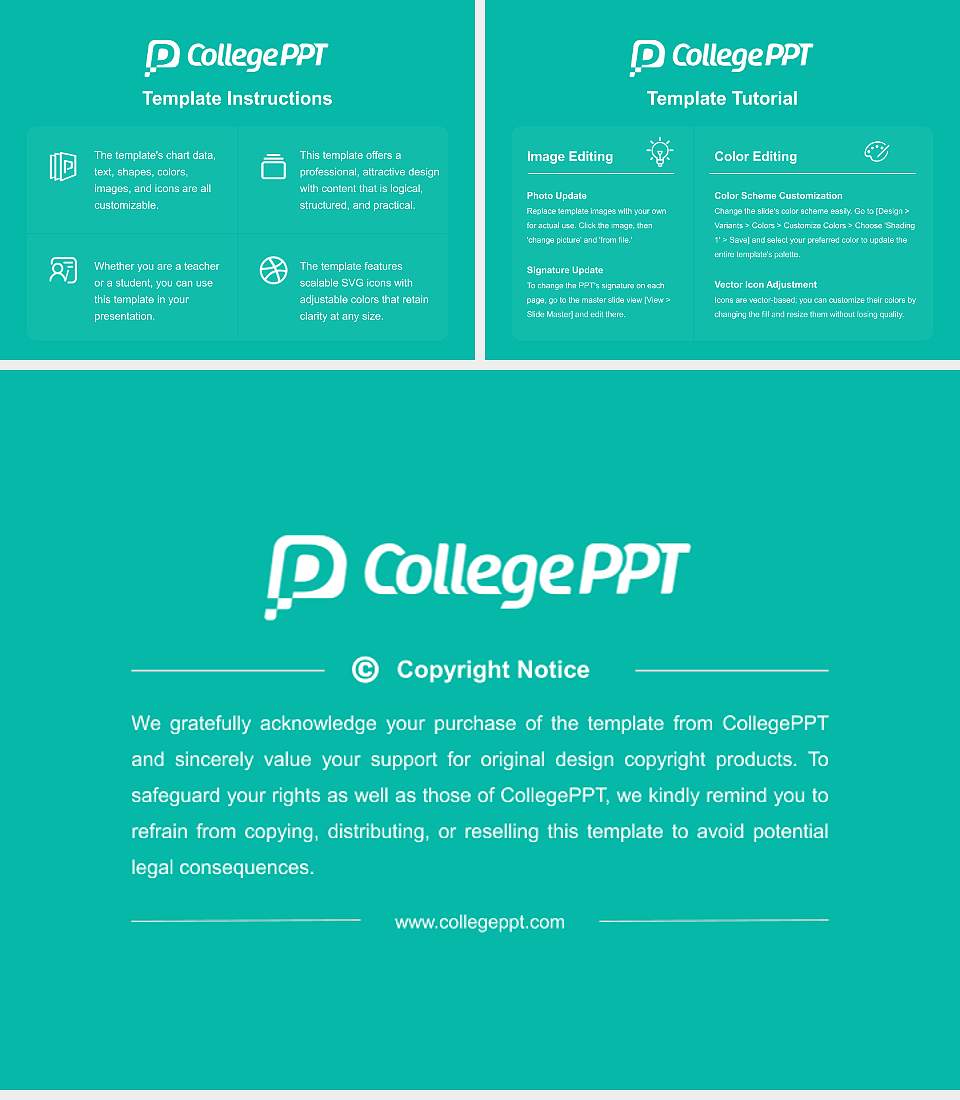 Tokuyama University Course/Courseware Creation PPT Template4:3 ratio PPT effect preview image5