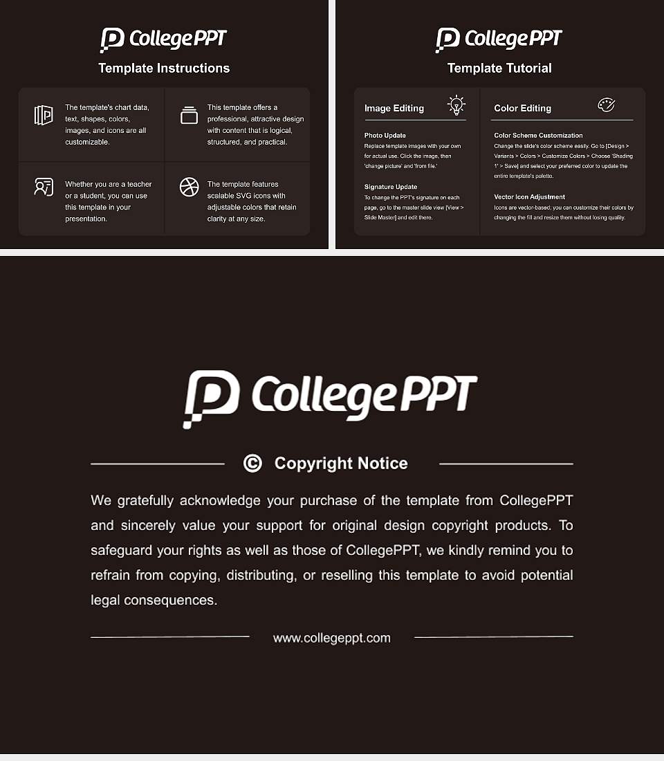 Tokyo Christian University Course/Courseware Creation PPT Template4:3 ratio PPT effect preview image5