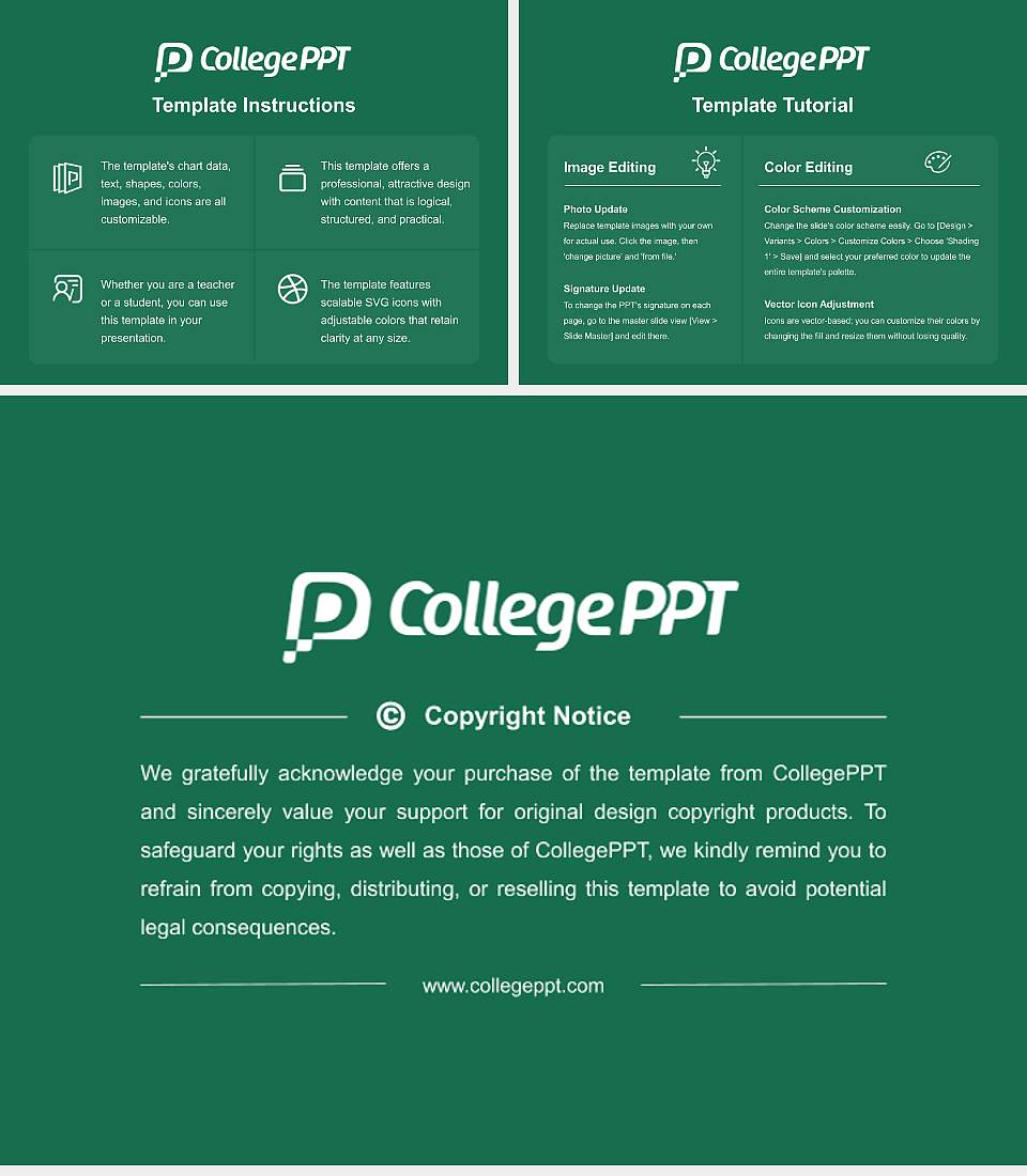 Tokiwakai Gakuen University Course/Courseware Creation PPT Template4:3 ratio PPT effect preview image5