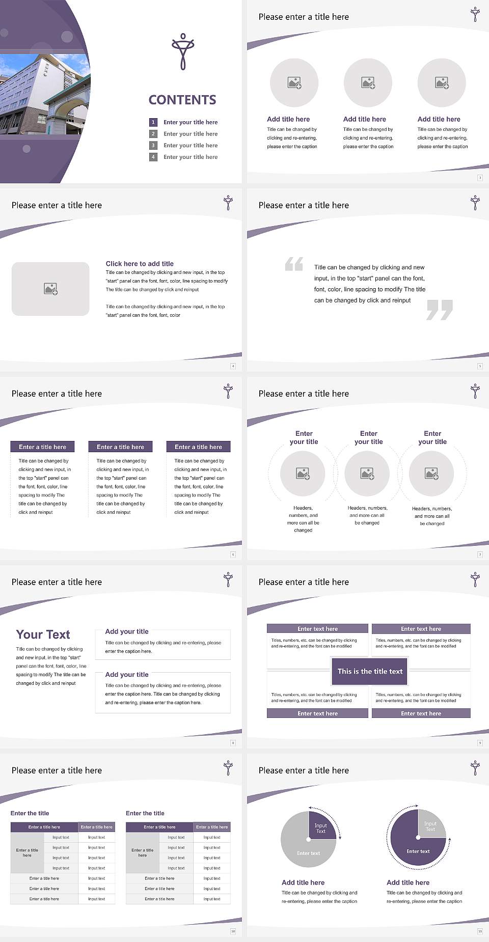 Taisho University Course/Courseware Creation PPT Template4:3 ratio PPT effect preview image2