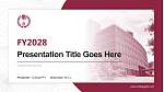 Tezukayama Gakuin University Akademisch Powerpoint Vorlage