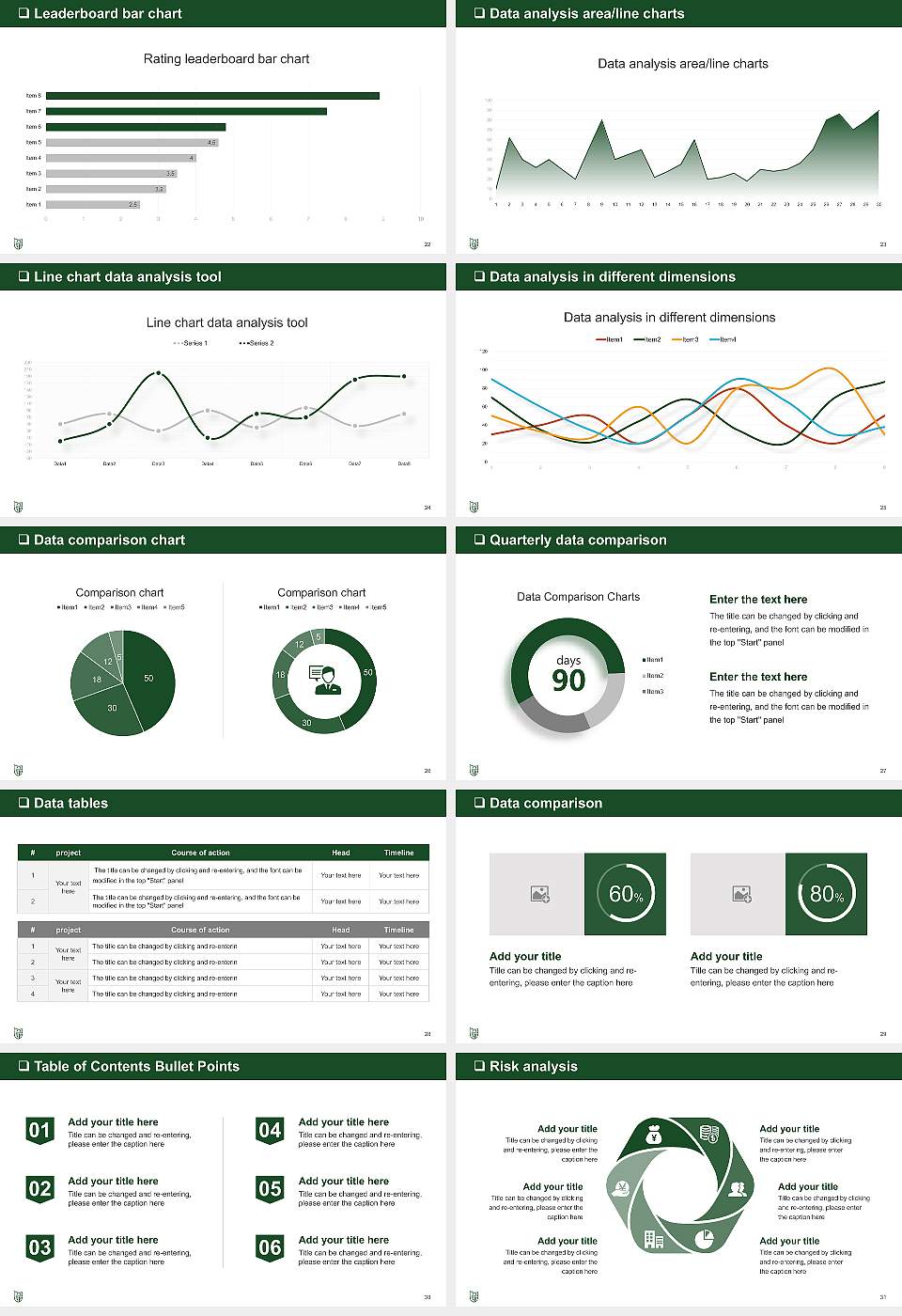 Takamatsu University General PPT Template16:9 ratio PPT effect preview image4