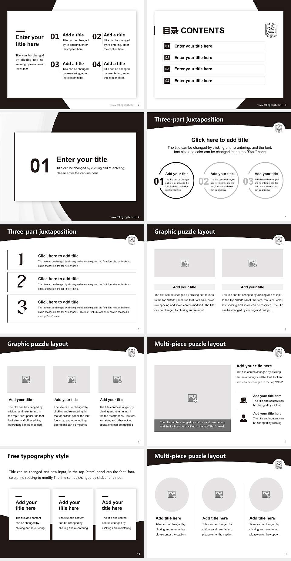 Tokyo Christian University Academic Presentation/Research Findings Report PPT Template4:3 ratio PPT effect preview image2