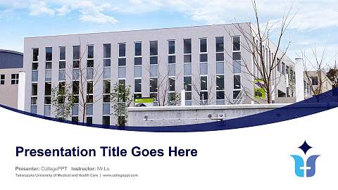 Takarazuka University of Medical and Health Care Course/Courseware Creation PPT Template