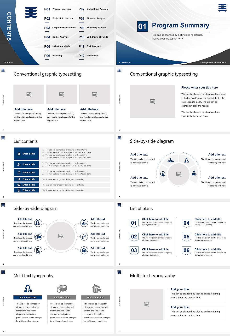 Tohoku Institute of Technology Competition/Entrepreneurship Contest PPT Template16:9 ratio PPT effect preview image2