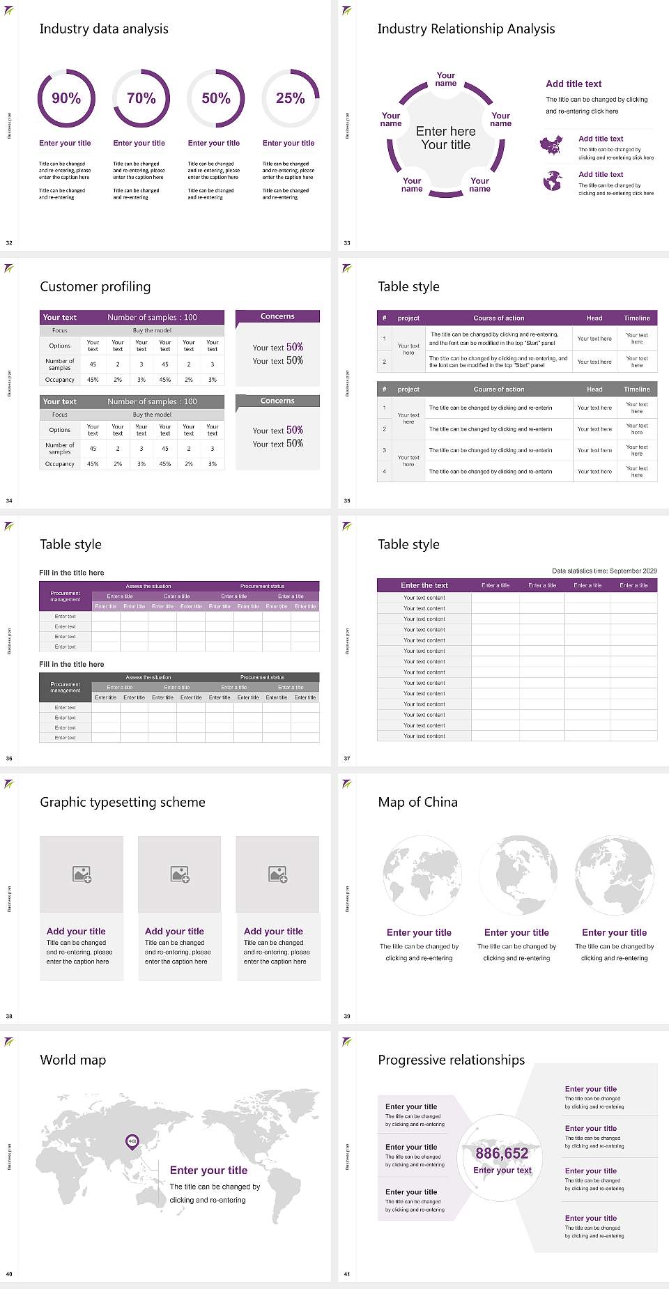 The University of Fukuchiyama Competition/Entrepreneurship Contest PPT Template4:3 ratio PPT effect preview image5