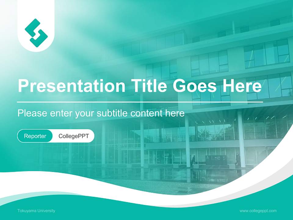 Tokuyama University Lecture Sharing and Networking Event PPT Template4:3 ratio PPT effect preview image4