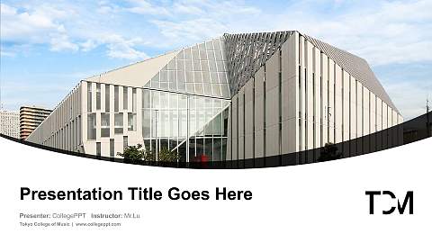 Tokyo College of Music Course/Courseware Creation PPT Template