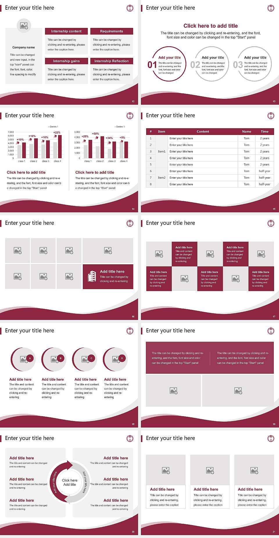 Tezukayama Gakuin University Lecture Sharing and Networking Event PPT Template4:3 ratio PPT effect preview image3