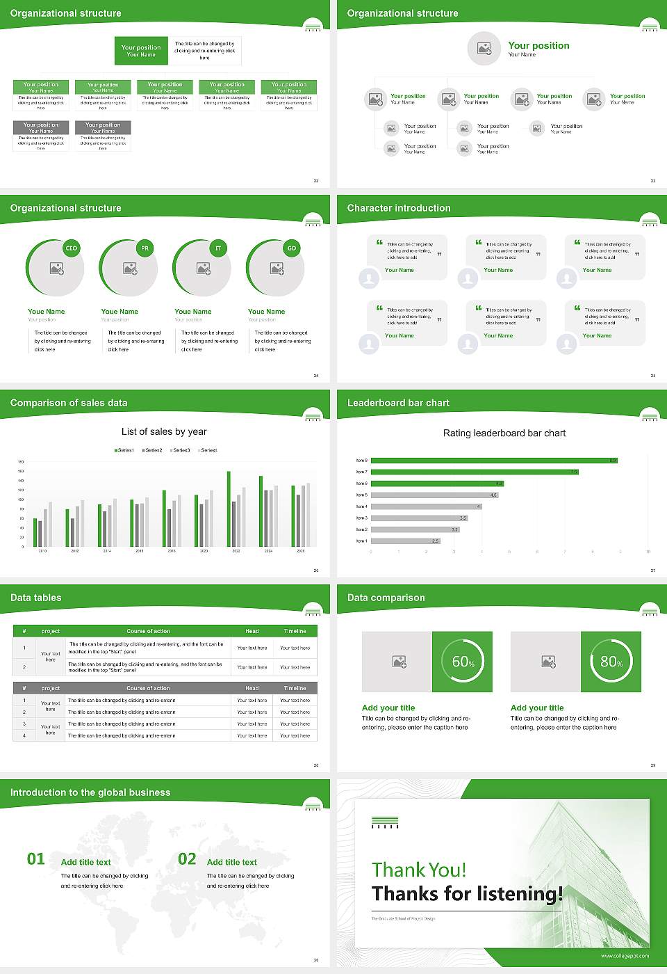 The Graduate School of Project Design Academic Presentation/Research Findings Report PPT Template16:9 ratio PPT effect preview image4