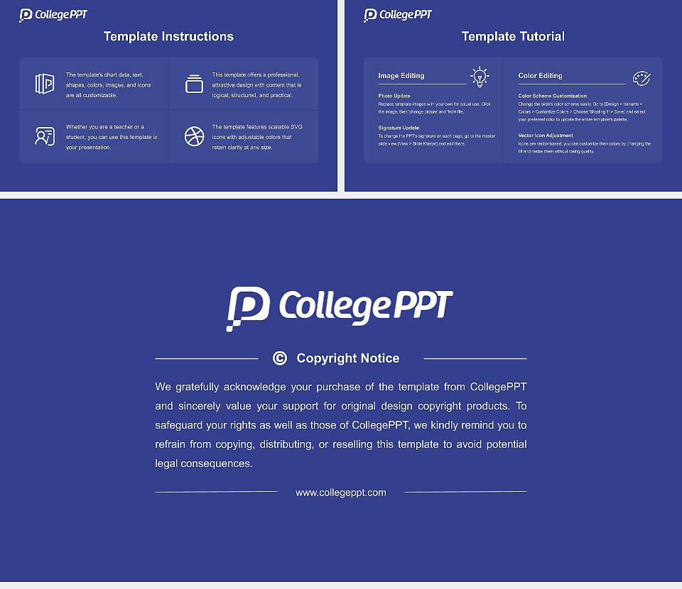 Teikyo University Itabashi Headquarters campus Course/Courseware Creation PPT Template16:9 ratio PPT effect preview image5