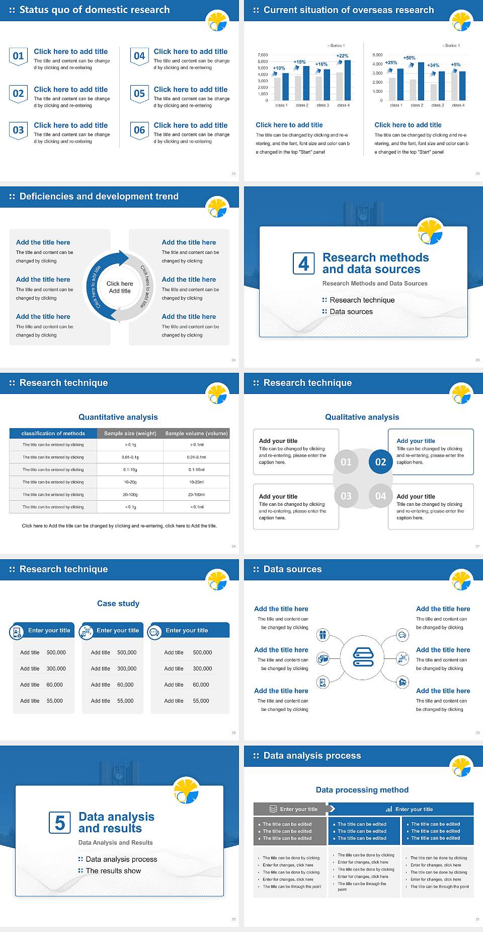 The University of Tokyo Graduation Thesis Defense PPT Template4:3 ratio PPT effect preview image4