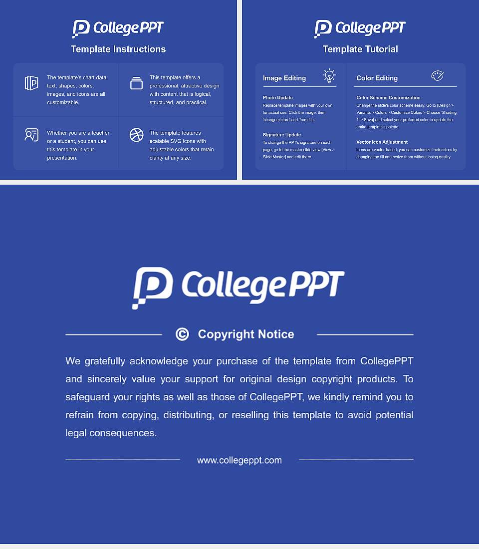 Takachiho University Course/Courseware Creation PPT Template4:3 ratio PPT effect preview image5