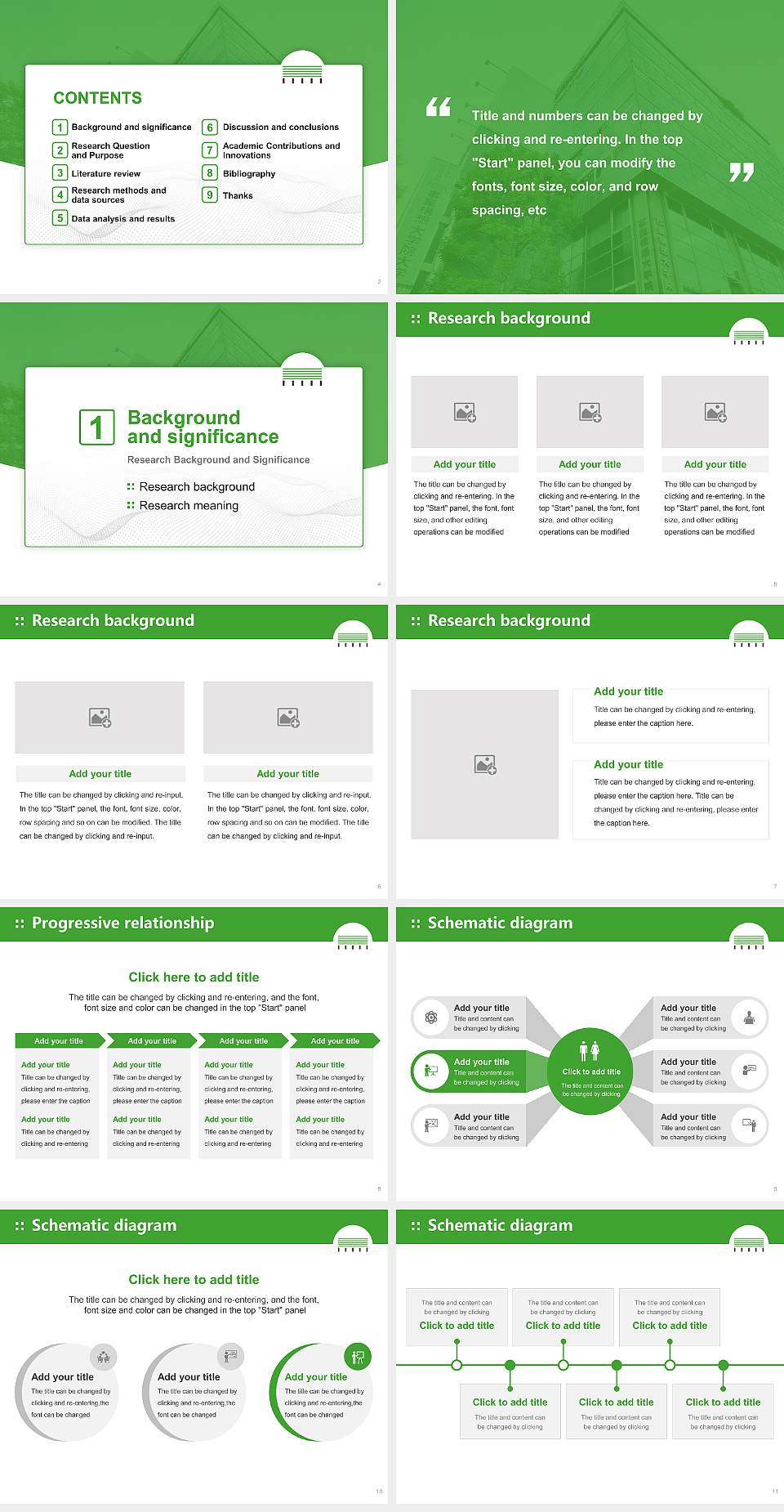 The Graduate School of Project Design Graduation Thesis Defense PPT Template4:3 ratio PPT effect preview image2
