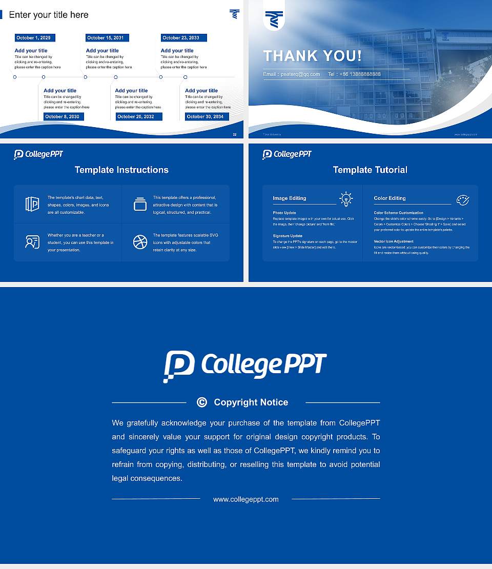 Tokai University Lecture Sharing and Networking Event PPT Template16:9 ratio PPT effect preview image4