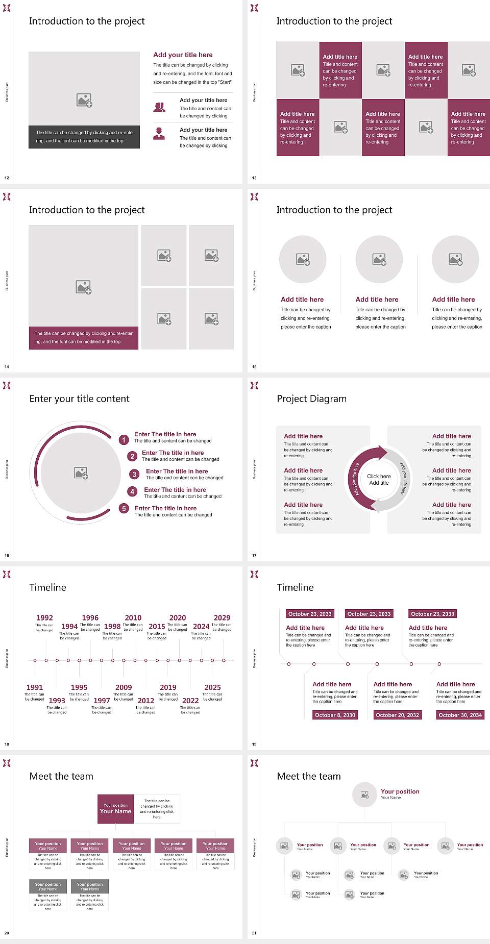 Tohoku Fukushi University Competition/Entrepreneurship Contest PPT Template4:3 ratio PPT effect preview image3