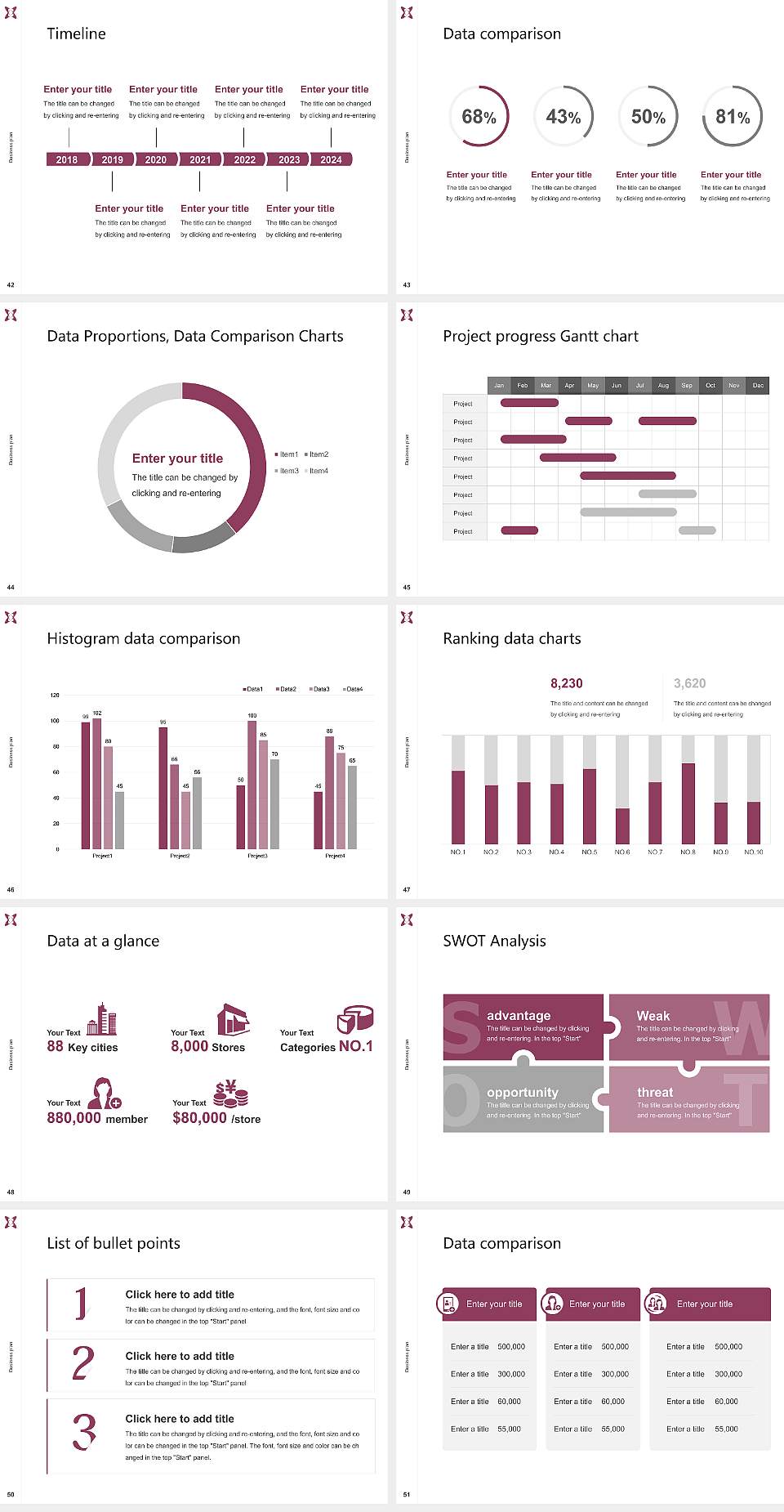 Tohoku Fukushi University Competition/Entrepreneurship Contest PPT Template4:3 ratio PPT effect preview image6