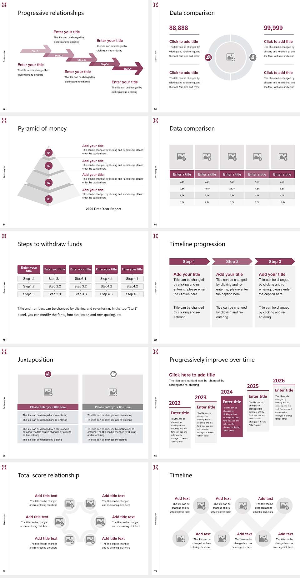 Tohoku Fukushi University Competition/Entrepreneurship Contest PPT Template4:3 ratio PPT effect preview image8