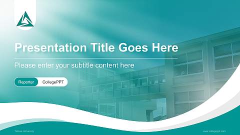 Tokiwa University Lecture Sharing and Networking Event PPT Template