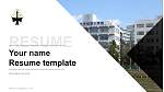 Tokai Gakuin University Resume Templat PPT