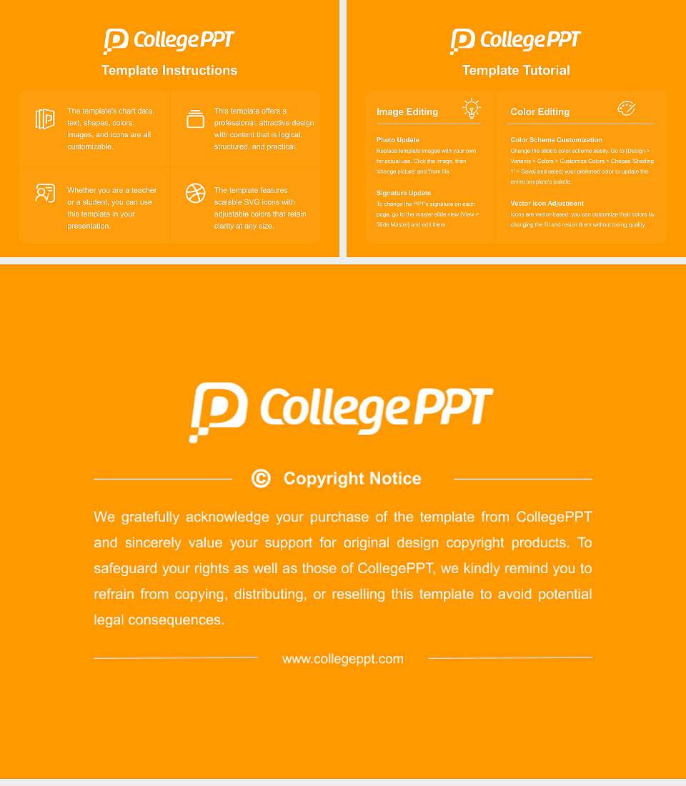 Tohoku Bunka Gakuen University Course/Courseware Creation PPT Template4:3 ratio PPT effect preview image5