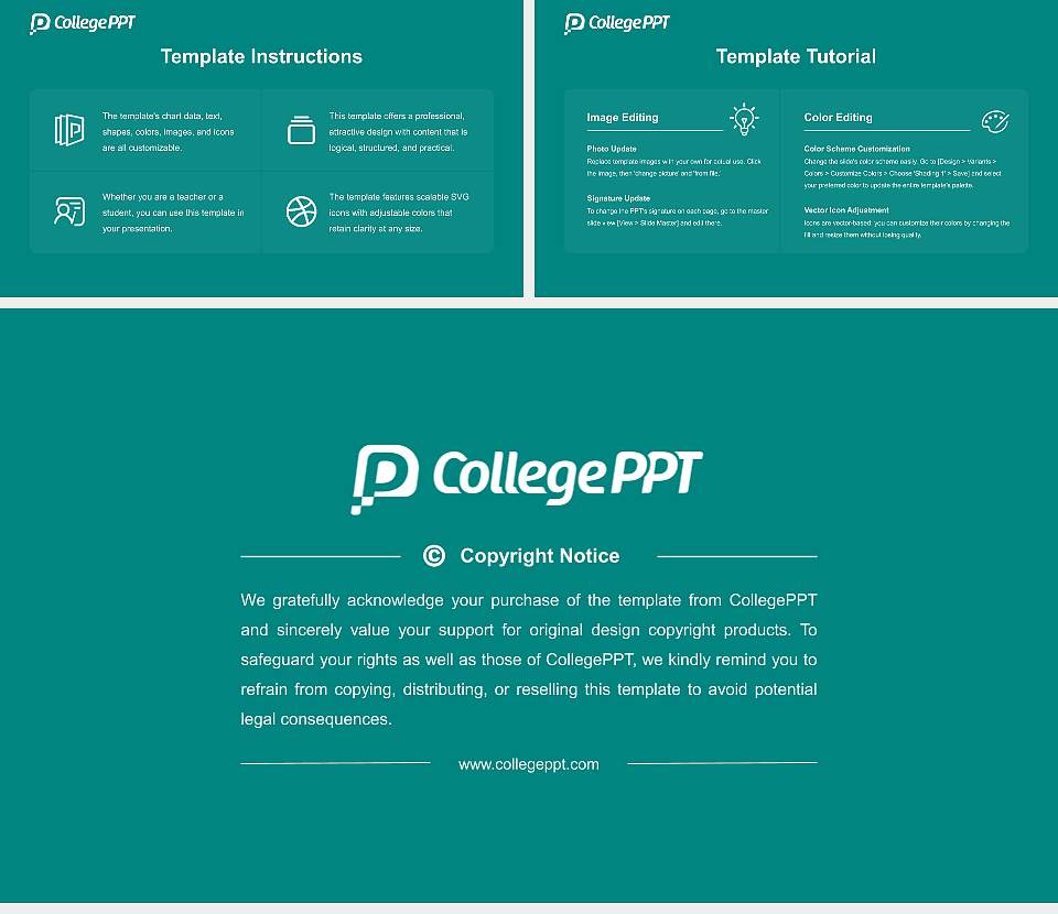 The University of Aizu Course/Courseware Creation PPT Template16:9 ratio PPT effect preview image5
