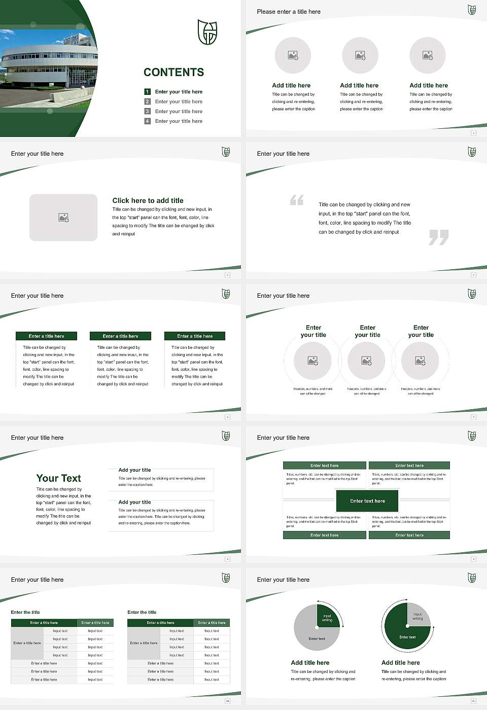 Takamatsu University Course/Courseware Creation PPT Template16:9 ratio PPT effect preview image2