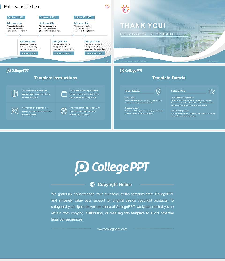 Tezukayama University Nara Higashi-Ikoma Campus Lecture Sharing and Networking Event PPT Template16:9 ratio PPT effect preview image4