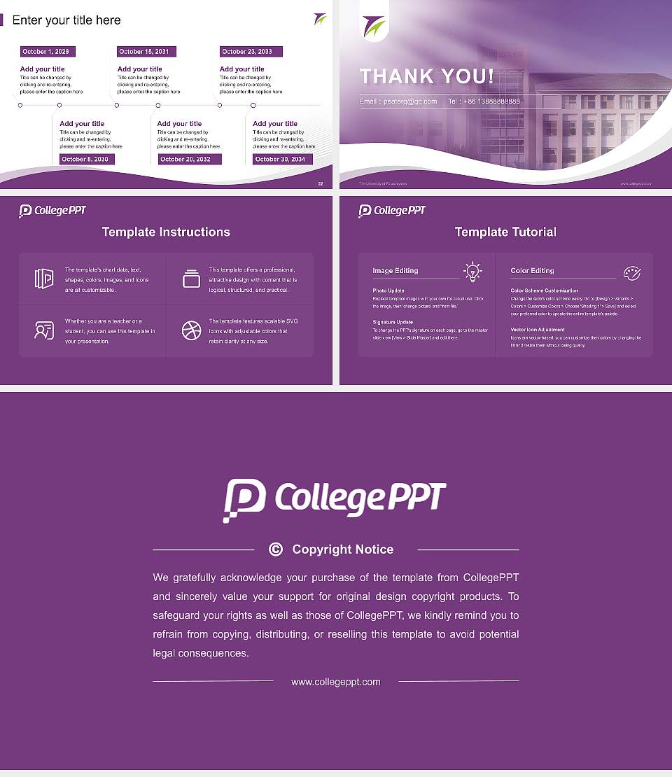 The University of Fukuchiyama Lecture Sharing and Networking Event PPT Template16:9 ratio PPT effect preview image4