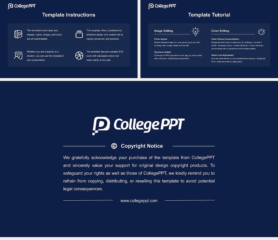 The University of Shimane Course/Courseware Creation PPT Template16:9 ratio PPT effect preview image5