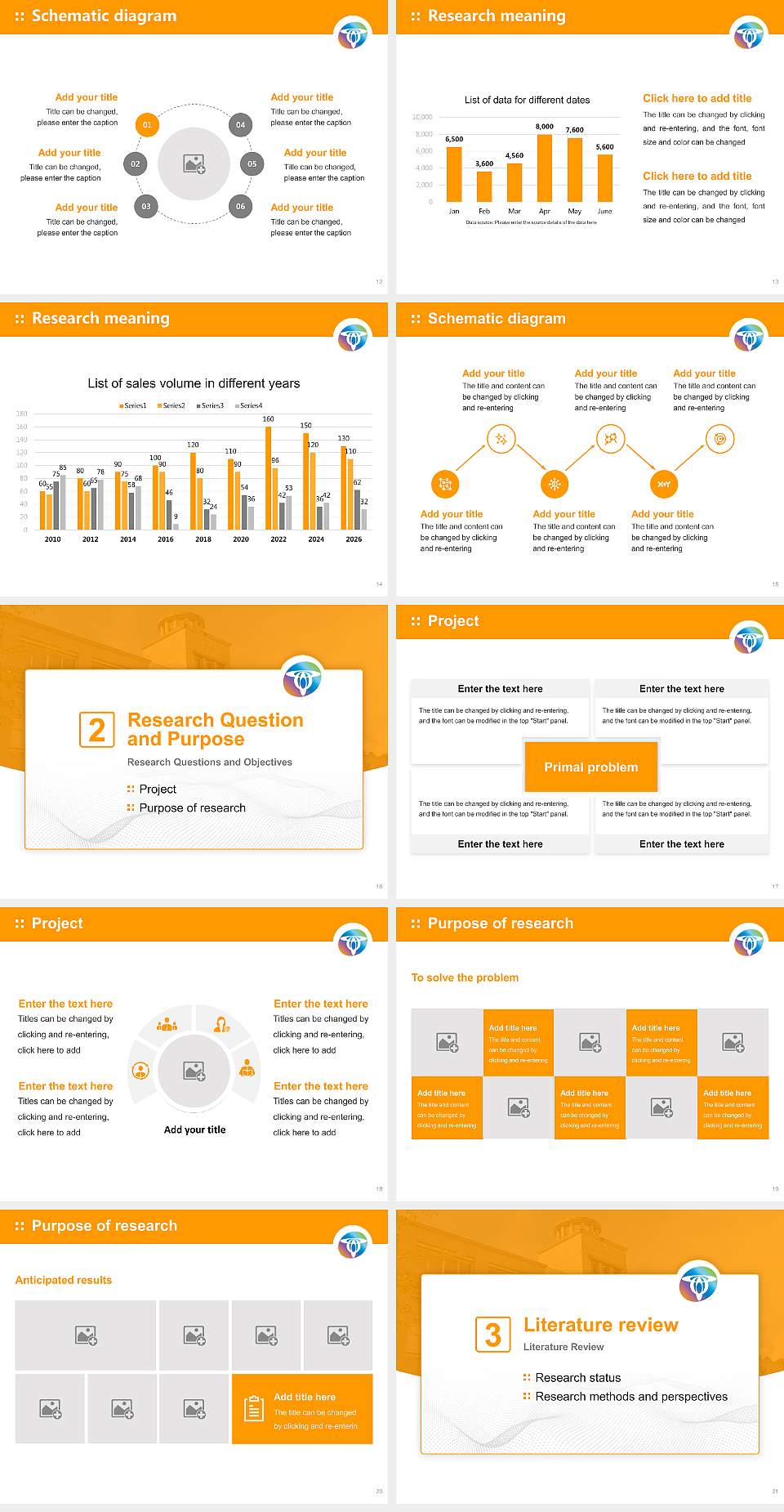 Tohoku Bunka Gakuen University Graduation Thesis Defense PPT Template4:3 ratio PPT effect preview image3