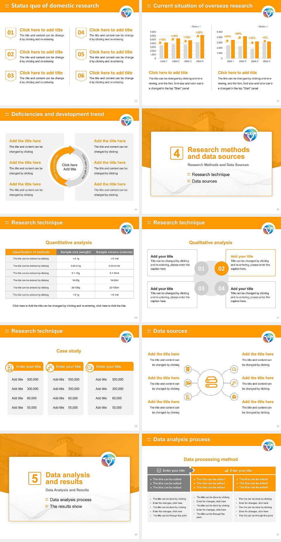 Tohoku Bunka Gakuen University Graduation Thesis Defense PPT Template4:3 ratio PPT effect preview image4