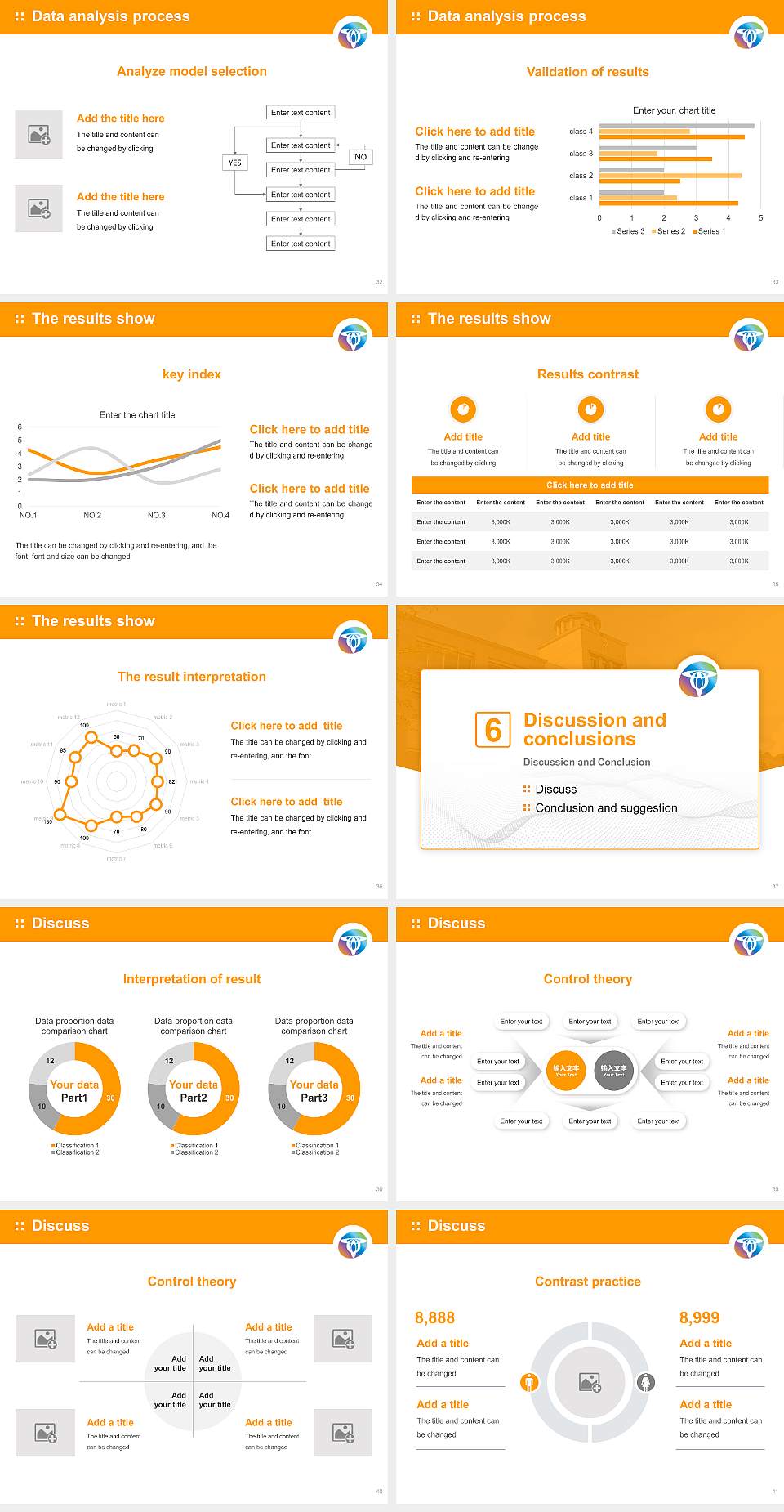 Tohoku Bunka Gakuen University Graduation Thesis Defense PPT Template4:3 ratio PPT effect preview image5