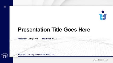 Takarazuka University of Medical and Health Care Thesis Proposal/Graduation Defense PPT Template