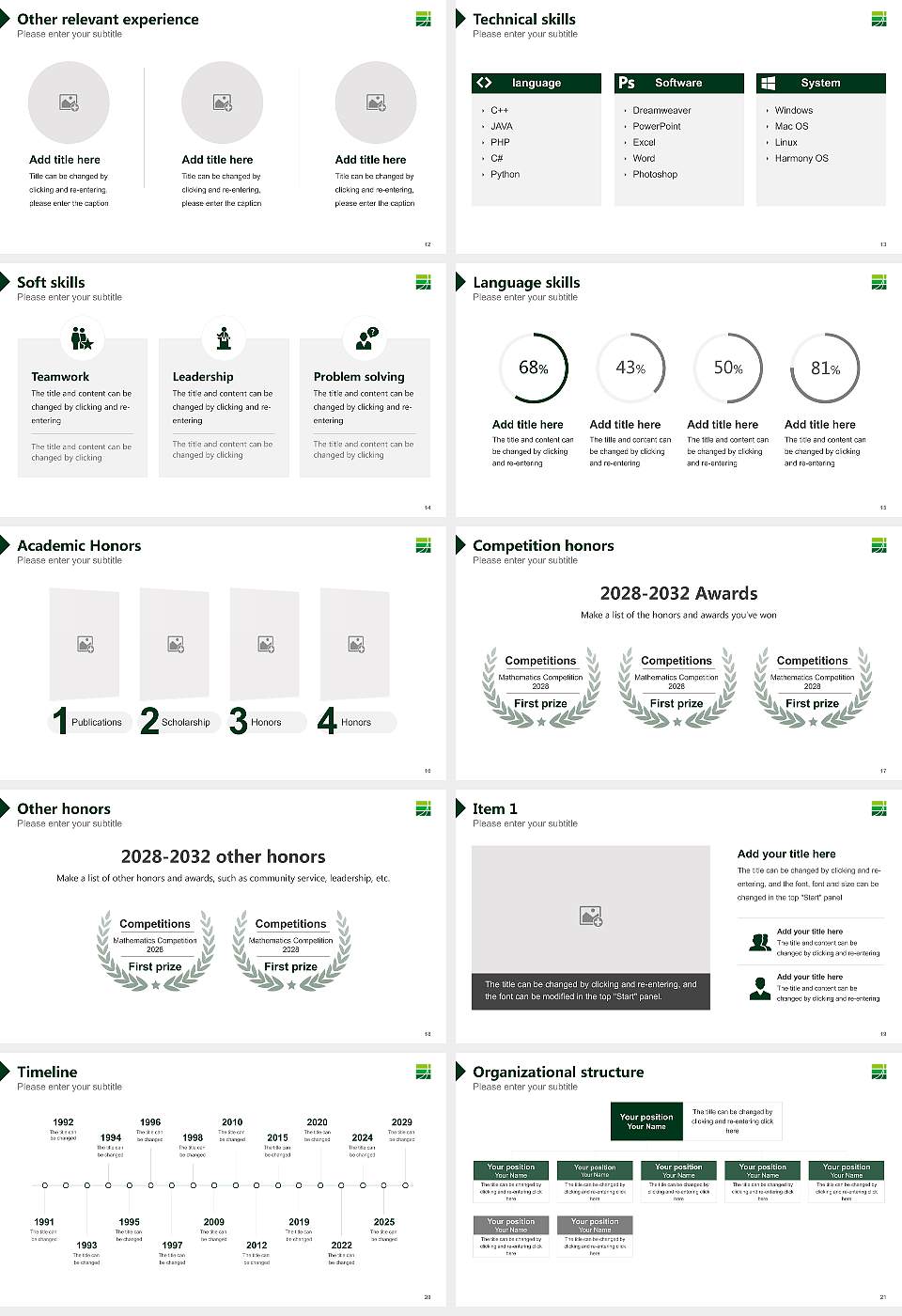 Tohoku Medical and Pharmaceutical University Resume PPT Template16:9 ratio PPT effect preview image3