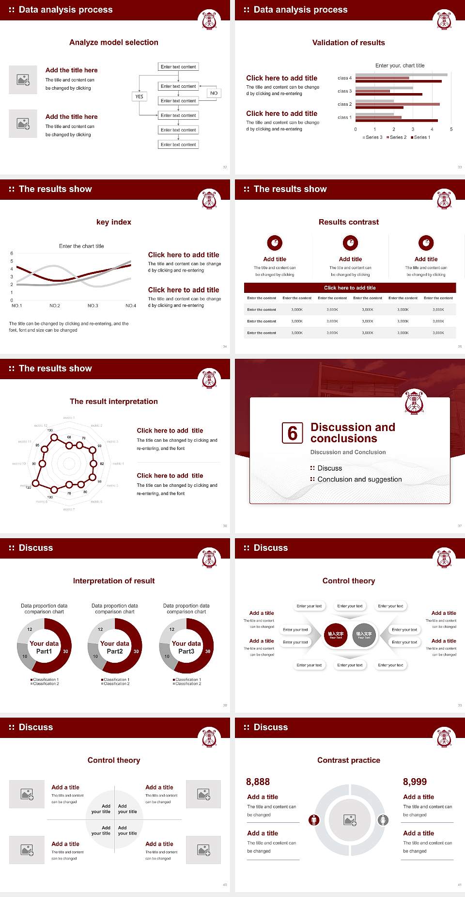 Toho College of Music Graduation Thesis Defense PPT Template4:3 ratio PPT effect preview image5