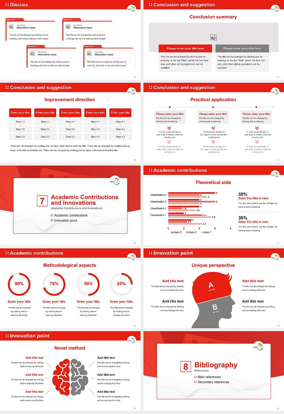 Tokyo Future University Graduation Thesis Defense PPT Template16:9 ratio PPT effect preview image6