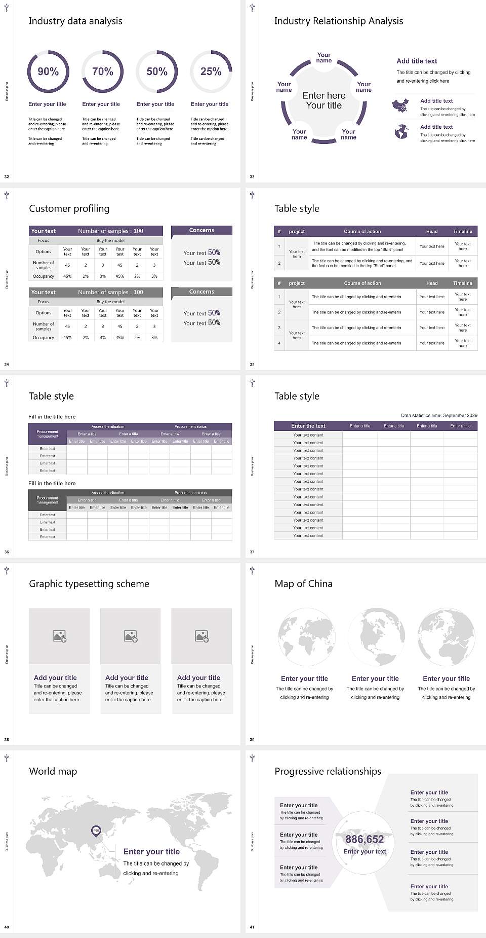 Taisho University Competition/Entrepreneurship Contest PPT Template4:3 ratio PPT effect preview image5