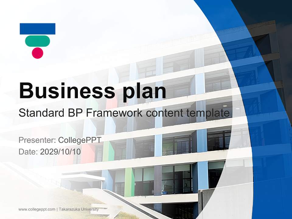 Takarazuka University Competition/Entrepreneurship Contest PPT Template4:3 ratio PPT effect preview image9