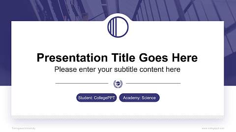 Tamagawa University National Scholarship Defense PPT Template