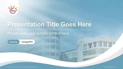 Tezukayama University – Nara Gakuen-Mae Campus Lecture Sharing and Networking Event PPT Template