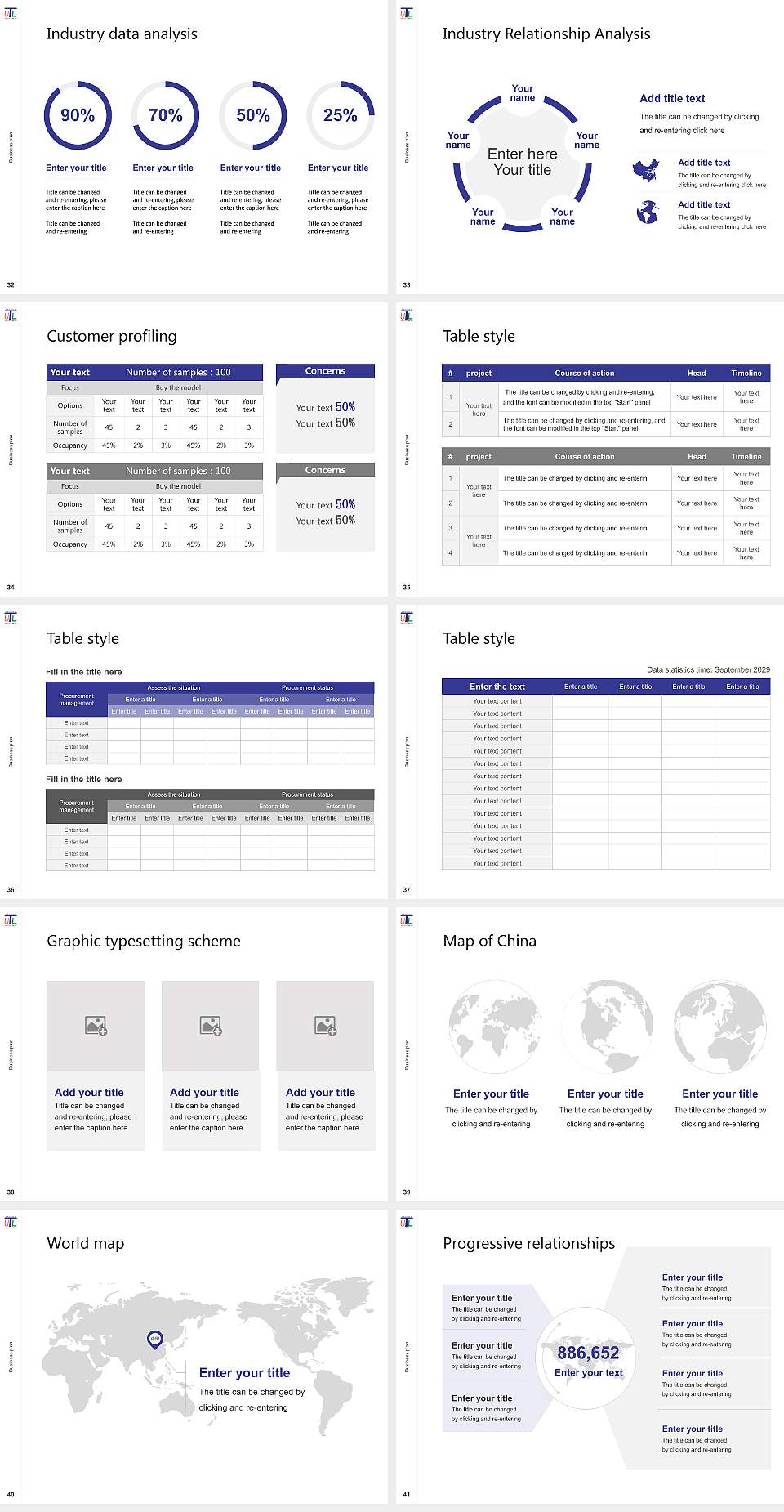 Takaoka University of Law Competition/Entrepreneurship Contest PPT Template4:3 ratio PPT effect preview image5