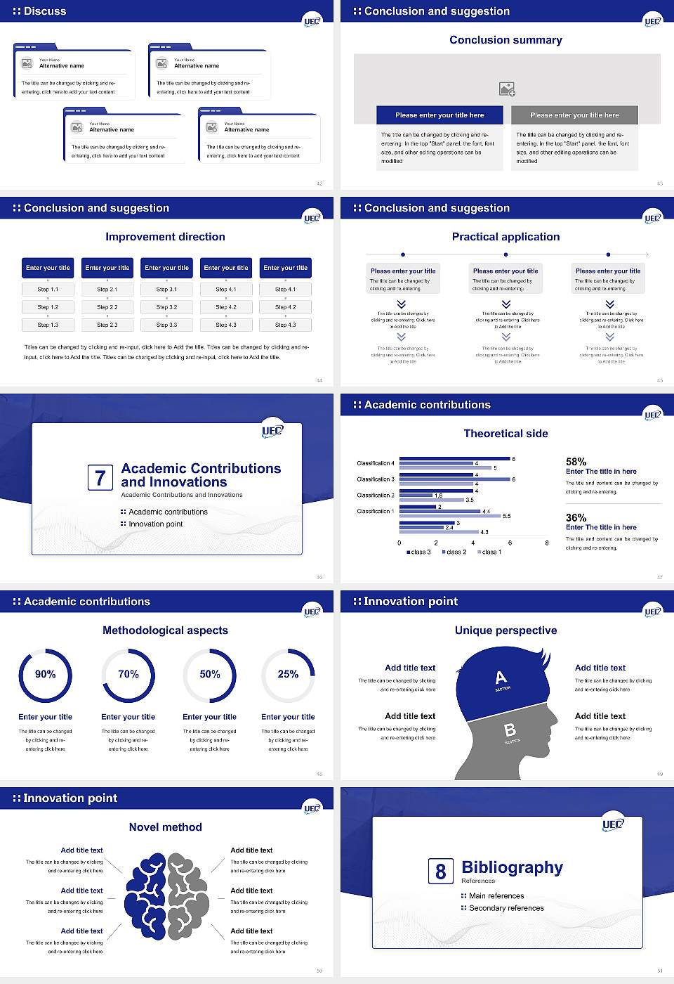 The University of Electro-Communications Graduation Thesis Defense PPT Template16:9 ratio PPT effect preview image6
