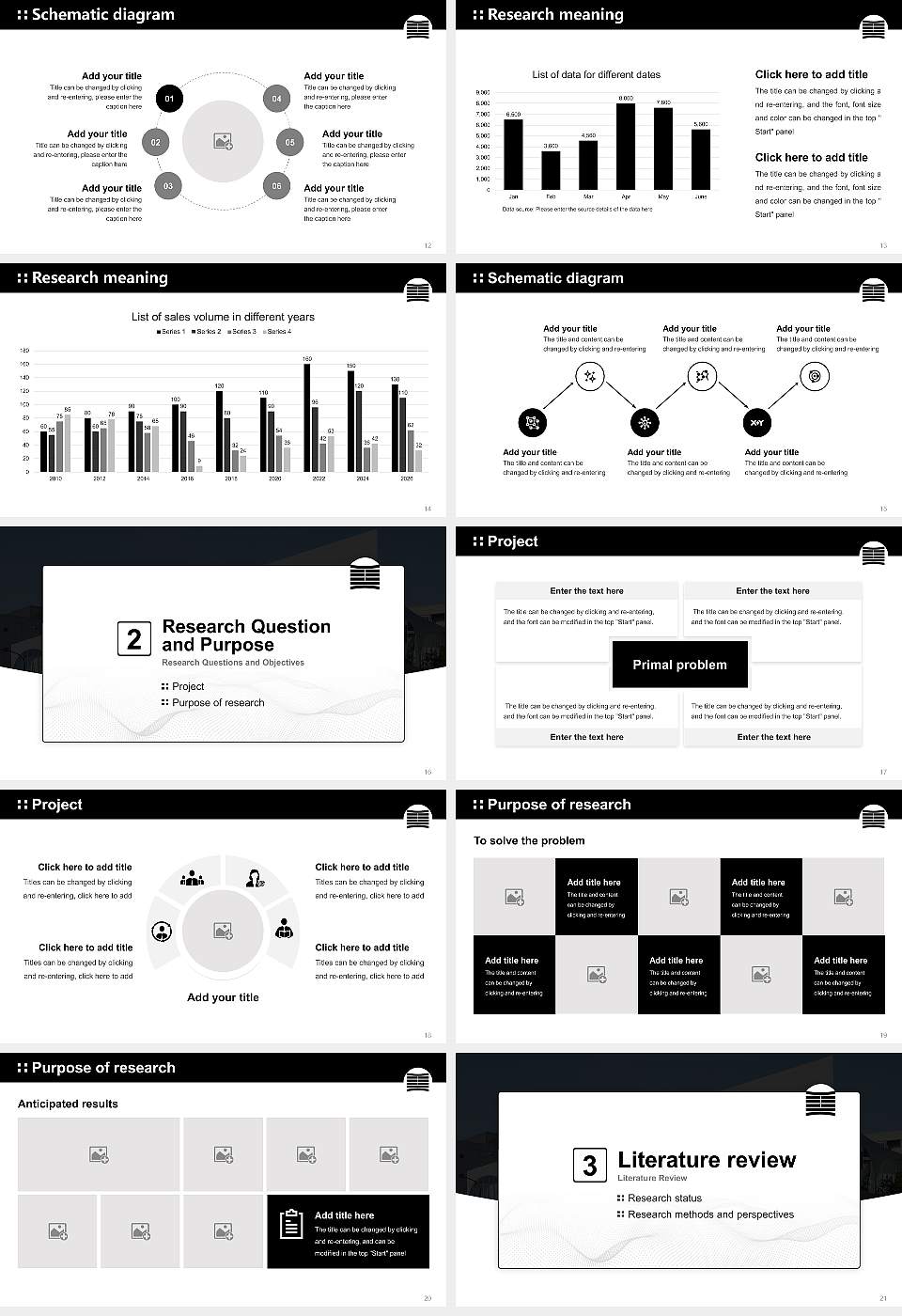 Tama Art University Graduation Thesis Defense PPT Template16:9 ratio PPT effect preview image3