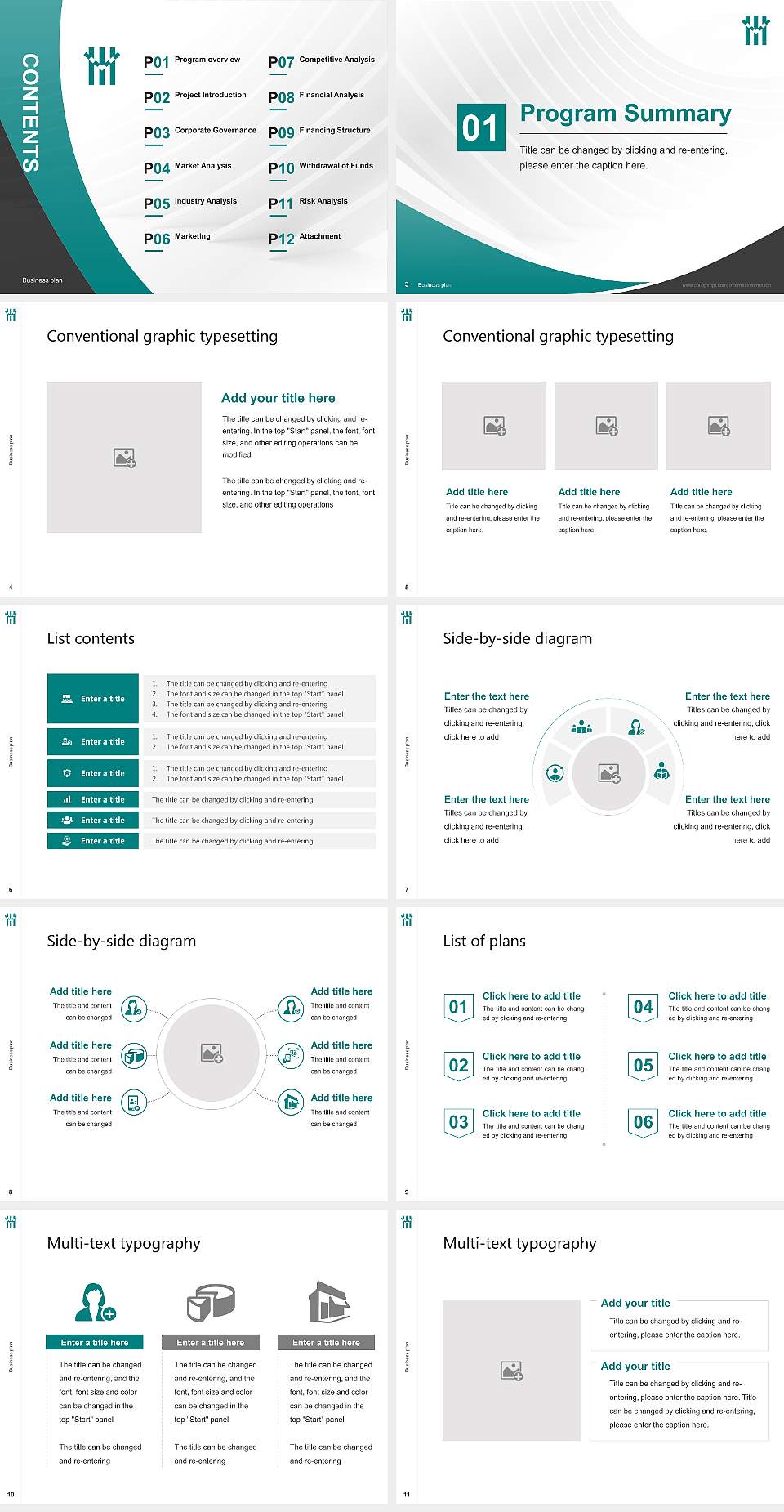Tohoku University of Community Service and Science Competition/Entrepreneurship Contest PPT Template4:3 ratio PPT effect preview image2