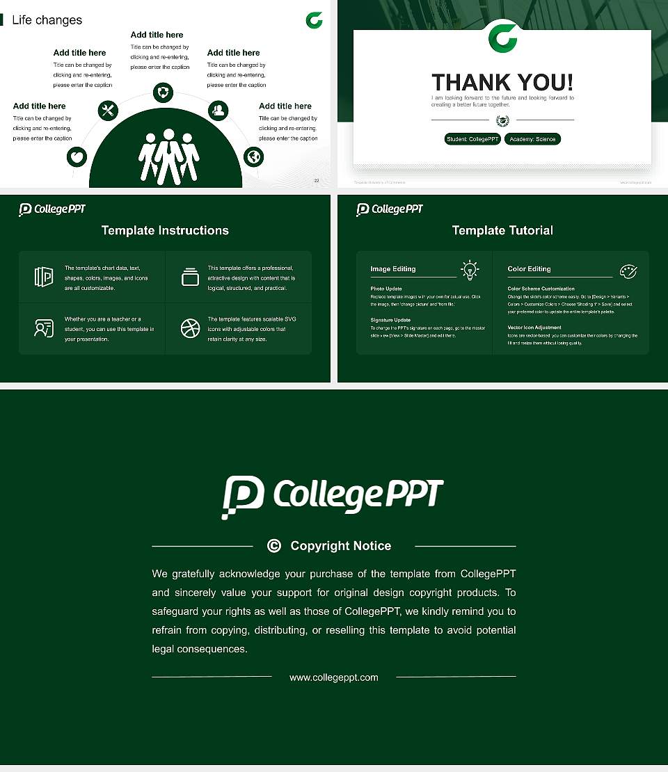Takasaki University of Commerce National Scholarship Defense PPT Template16:9 ratio PPT effect preview image4