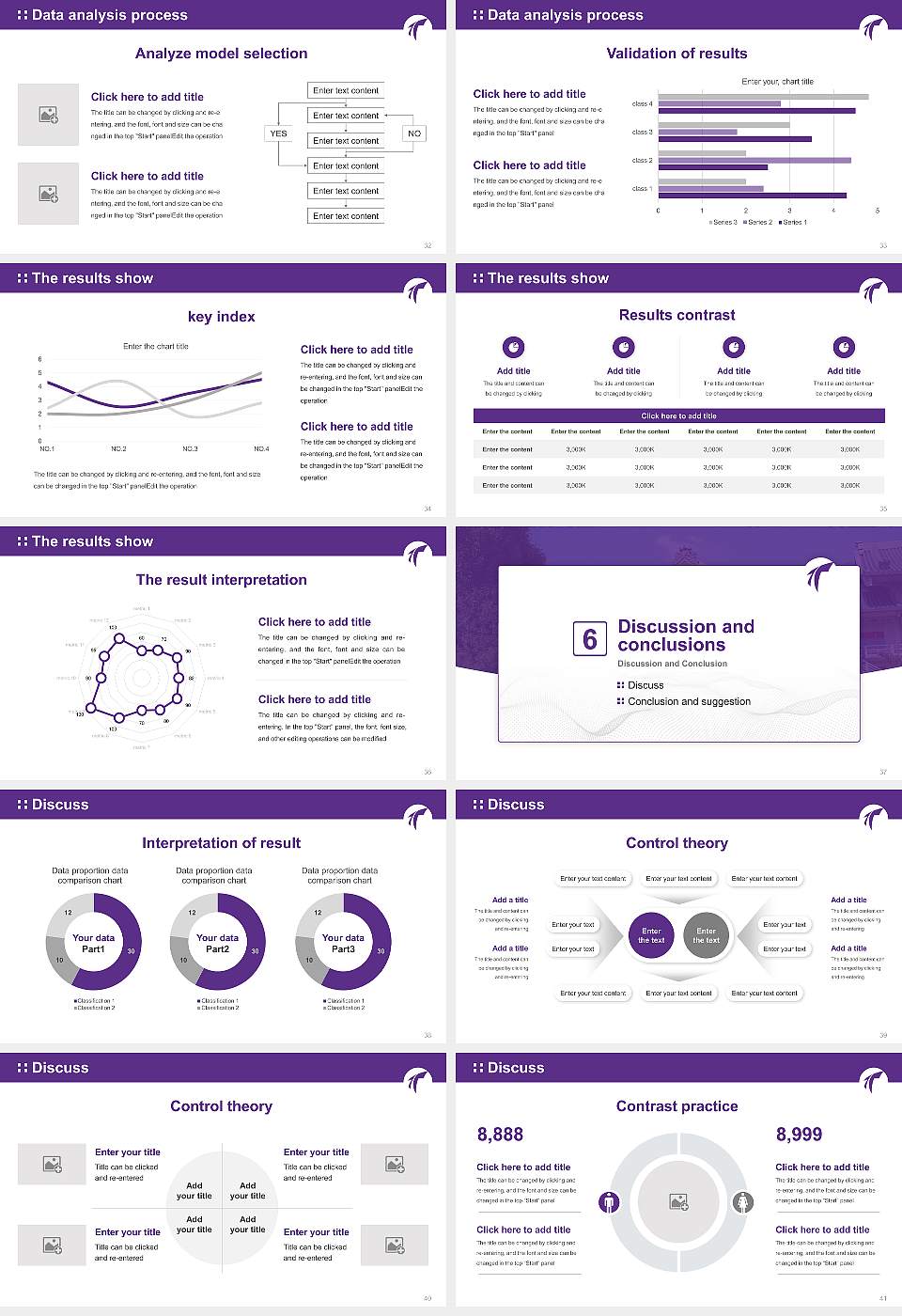 Tenri University Graduation Thesis Defense PPT Template16:9 ratio PPT effect preview image5