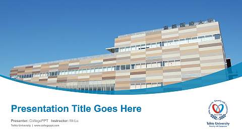 Tohto University Course/Courseware Creation PPT Template
